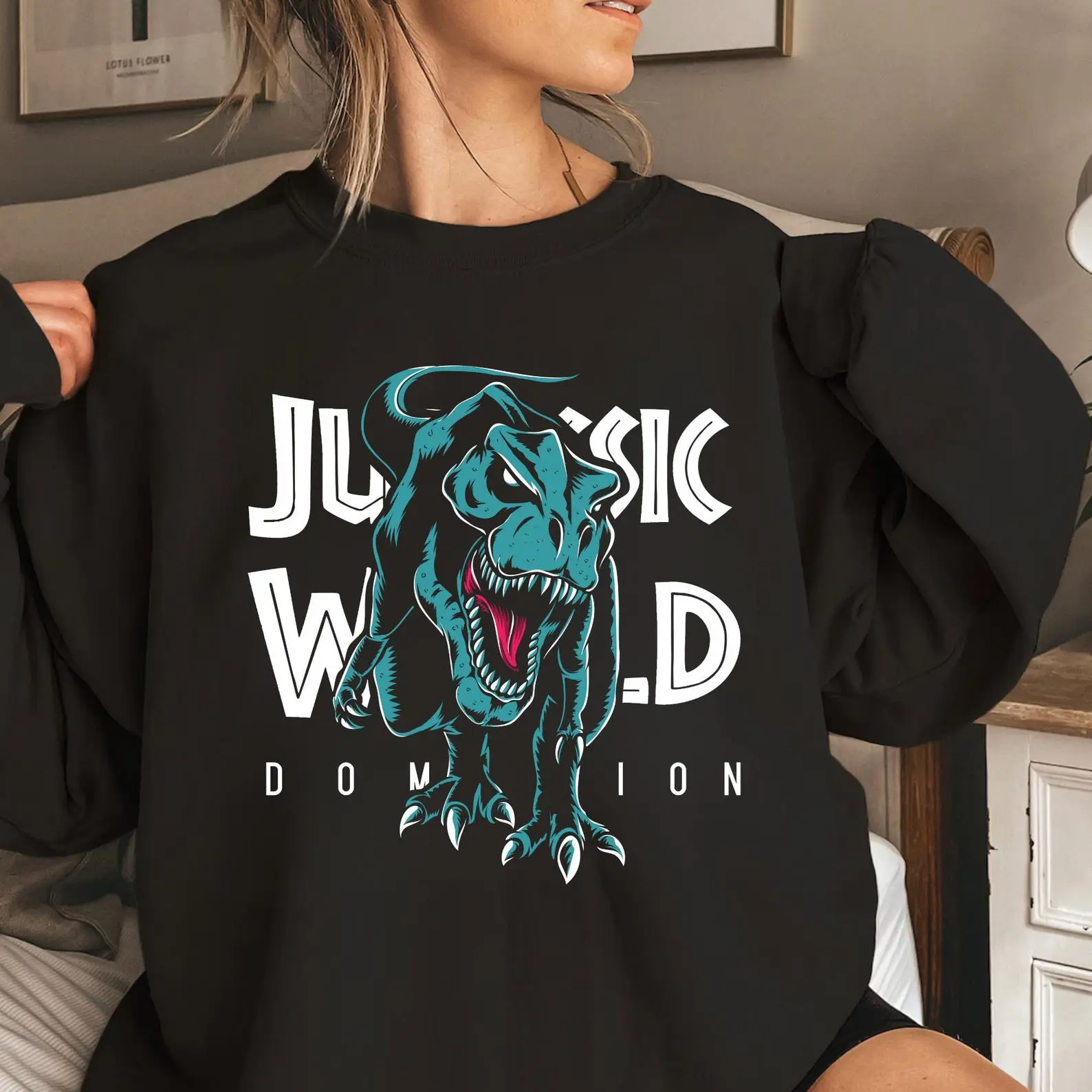 Unisex Jurassic Park Cotton T-Shirt, Sweatshirt, Hoodie, Jurassic World T-Shirt, Jurassic Park Sweatshirt