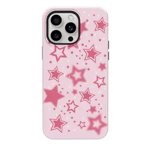 Casing Bee Starry Pink Dual Layer iPhone Case Protector Wireless