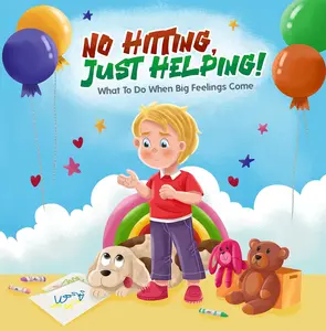 HugHush No Hitting, Just Helping!: What To Do When Big Feelings Come,Baby & Toddler Parenting,Feelings and Emotions books,Learn Gentle Hands and Emotional Regulation,Great for Teachers, Parents, Calm Down Corners, or Counseling Sessions"