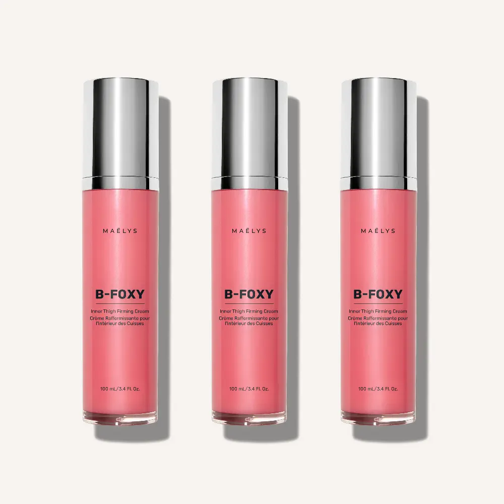MAËLYS B-FOXY Clinically Proven Inner Thigh Firming Cream x 3 | Save $27 | Firm the Appearance of Thighs and Saggy Skin