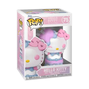 Funko Pop! Sanrio - Hello Kitty in Cake (50th Anniversary) #75 Collectible Pop Vinyl Figure