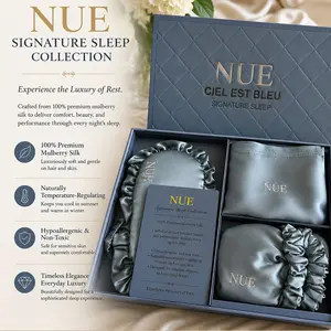 NUE Signature Sleep Collection – 100% Premium Mulberry Silk Sleep Gift Set