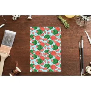 Clay Transfer Paper, Watercolor Watermelon , Polymer Clay Transfer Sheet Paper