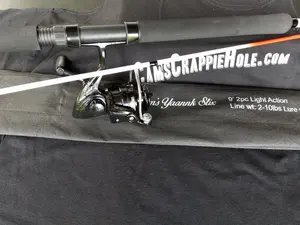 Cam's 9ft. 2pc. Yaannk Stik + 9 (BB) Cam's Xtralite Reel
