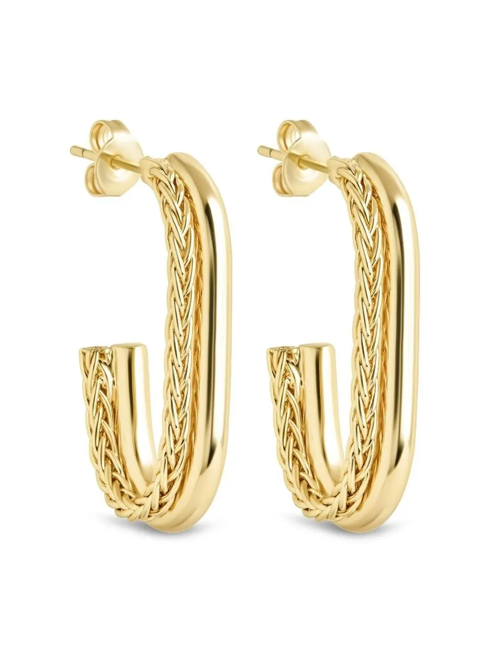 Callista Braided Suspender Earrings
