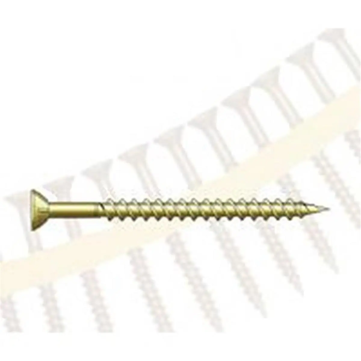 9" x 0.25in Quik Drive Self-Tapping Zinc-Coated Threaded Collated Deck Screws, T-25 Flat Head 300 Stainless Steel with Curved Collation for Wood Decking Applications, Self-Tapping Screws