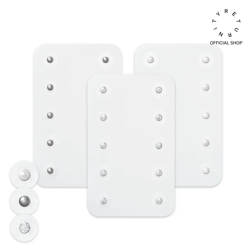 [RETURNITY Official] Ear Seeds Stickers – Titanium Ball Ear Patches (10PCS)