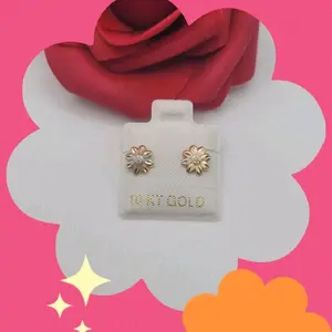 Broqueles de Oro 10 Kilates 10k Gold Earrings Versatile Design for Special Events and Everyday Wear Quality Assured Gift Idea