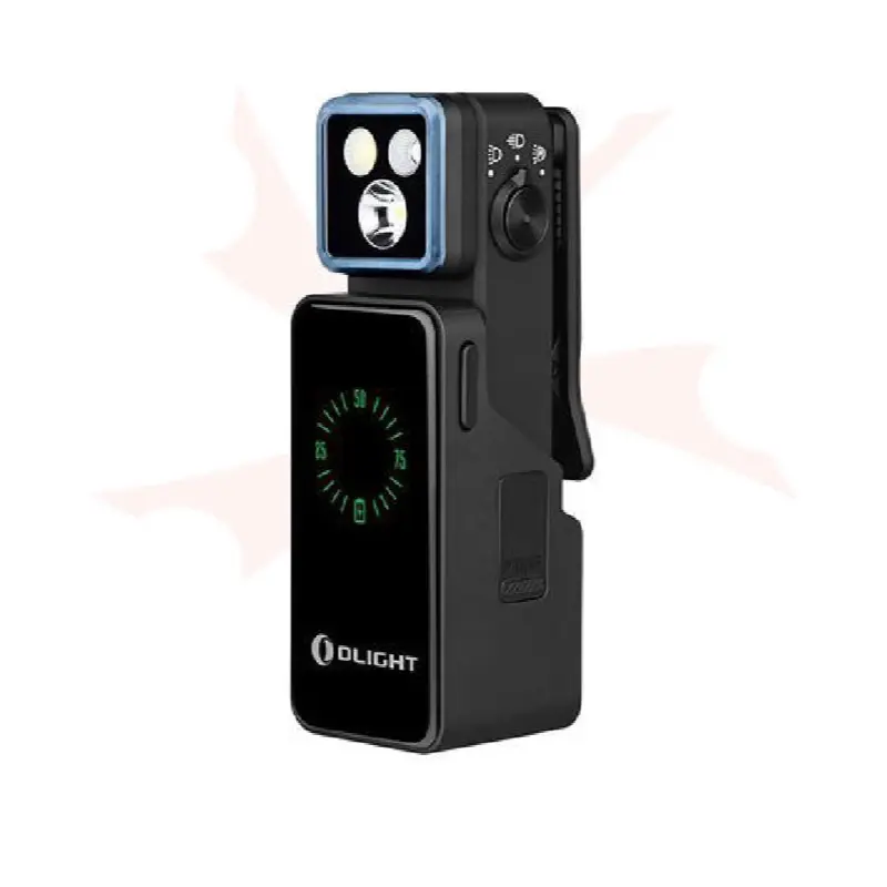 Olight Oclip 2 Pro Premium Clip Flashlight, Black, with Charging Dock, max 530lm - OCLIP-2-PRO-PREM-EN