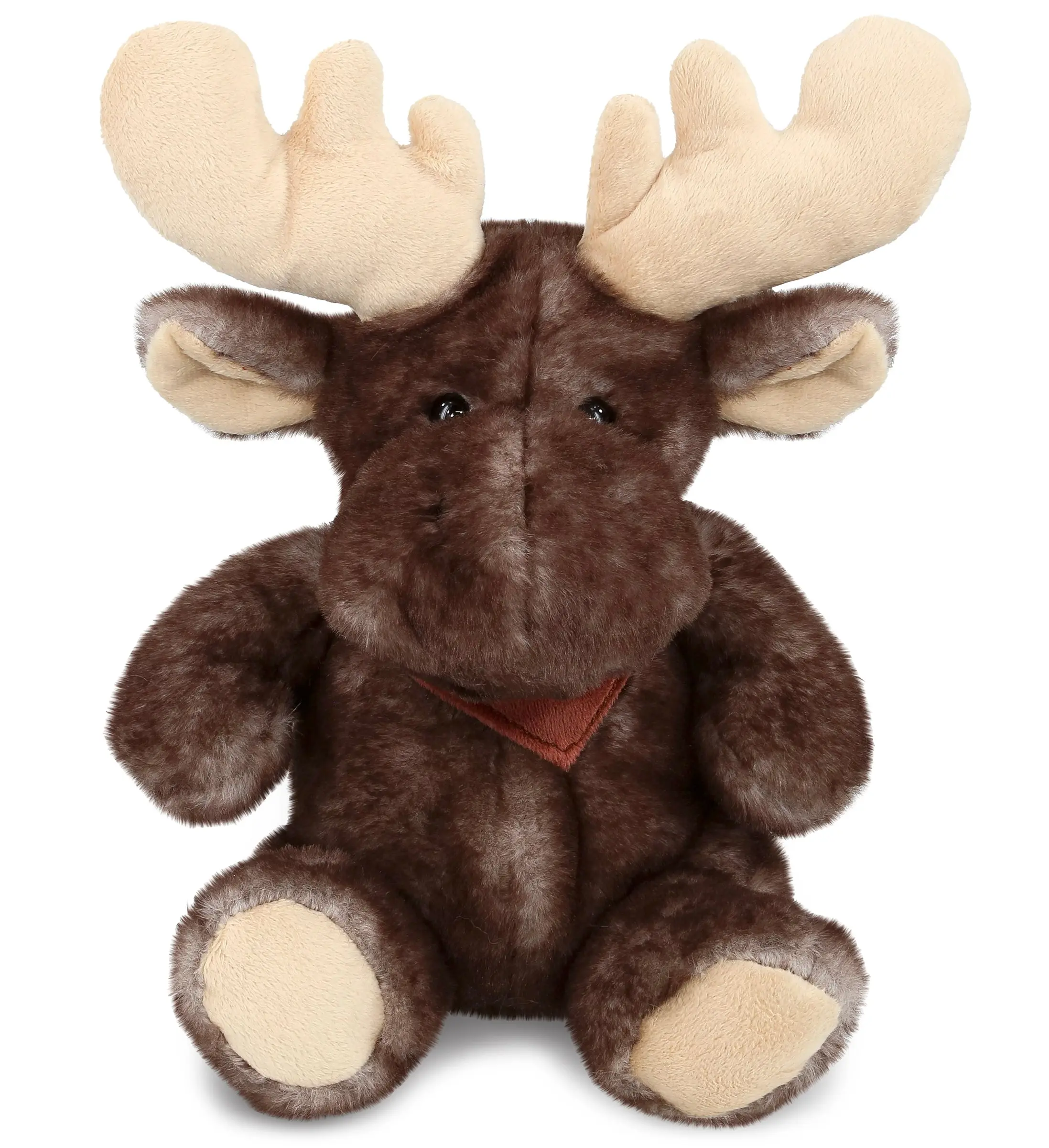 SUPER SOFT PLUSH - BROWNISH SITTING MOOSE