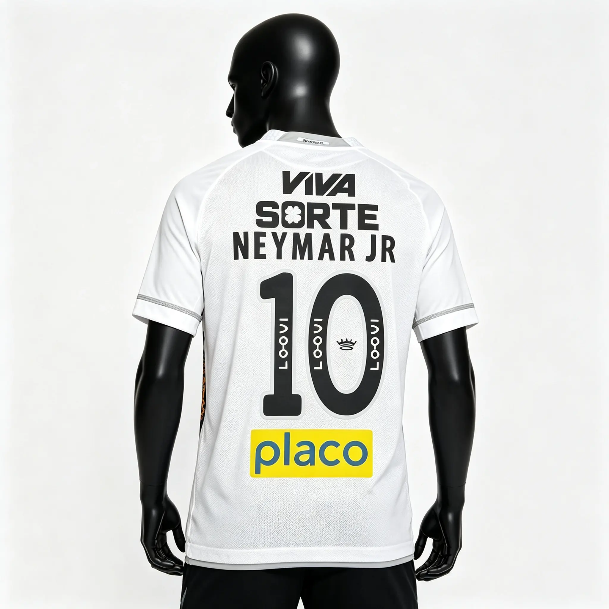 2526 Home White Short Sleeve No. 10 Soccer Jersey