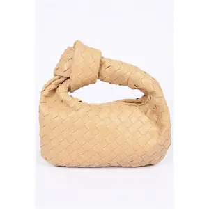 Braided Top Knot Clutch Bag
