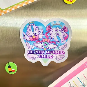 Biblically Accurate Kawaii Angels Magnet - Design for Decorative Home Use