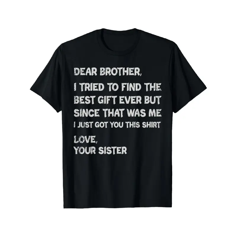 Men's Oversized Vintage Short-Sleeve Round Neck Graphic Print T-Shirt - Korean Cute Cartoon Menswear Streetwear Top, Machine-Washable Family Apparel for Brother, 3X Black with White Print, Party Birthday Gift