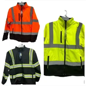 208 Windproof Safety Jacket with Class 2 Reflecting Tape - Lightweight