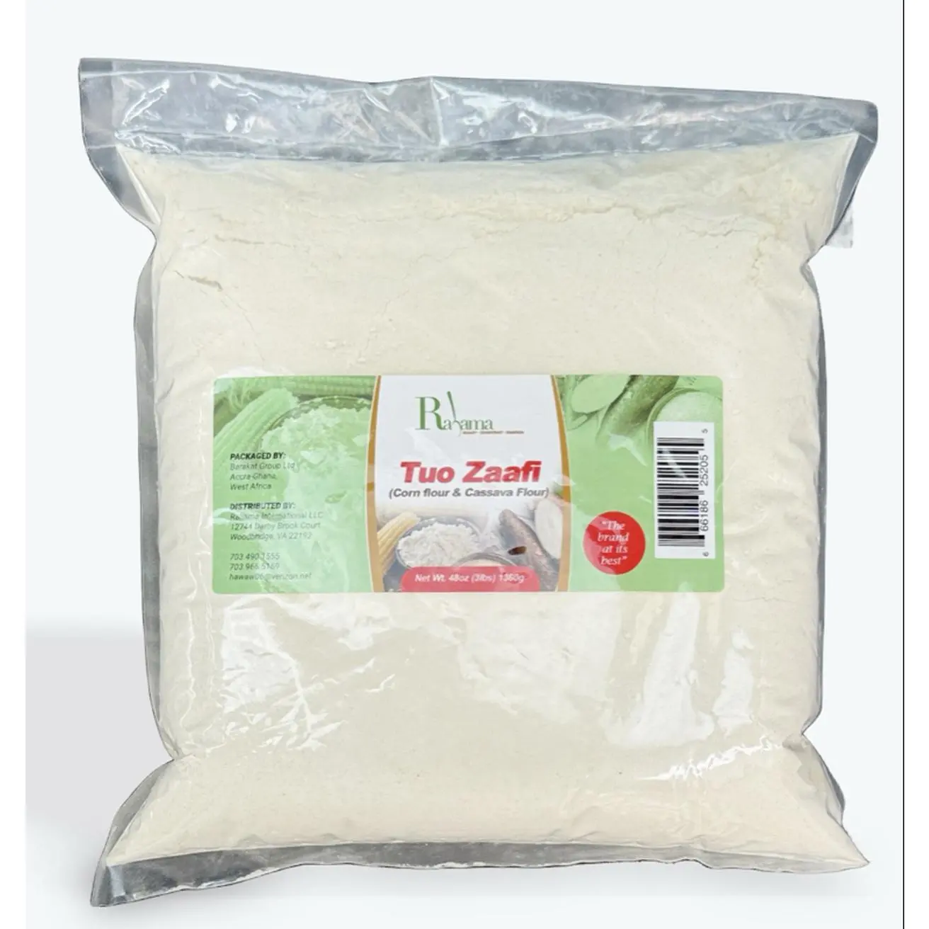 Tuo Zaafi Mix Powder - 3LB Low Sodium Corn & Cassava Flour Blend for Cooking, $9.99