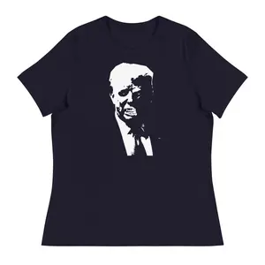THE MONSTER/NO GODS Anti-MAGA Anti-Trump Women's Relaxed T-Shirt