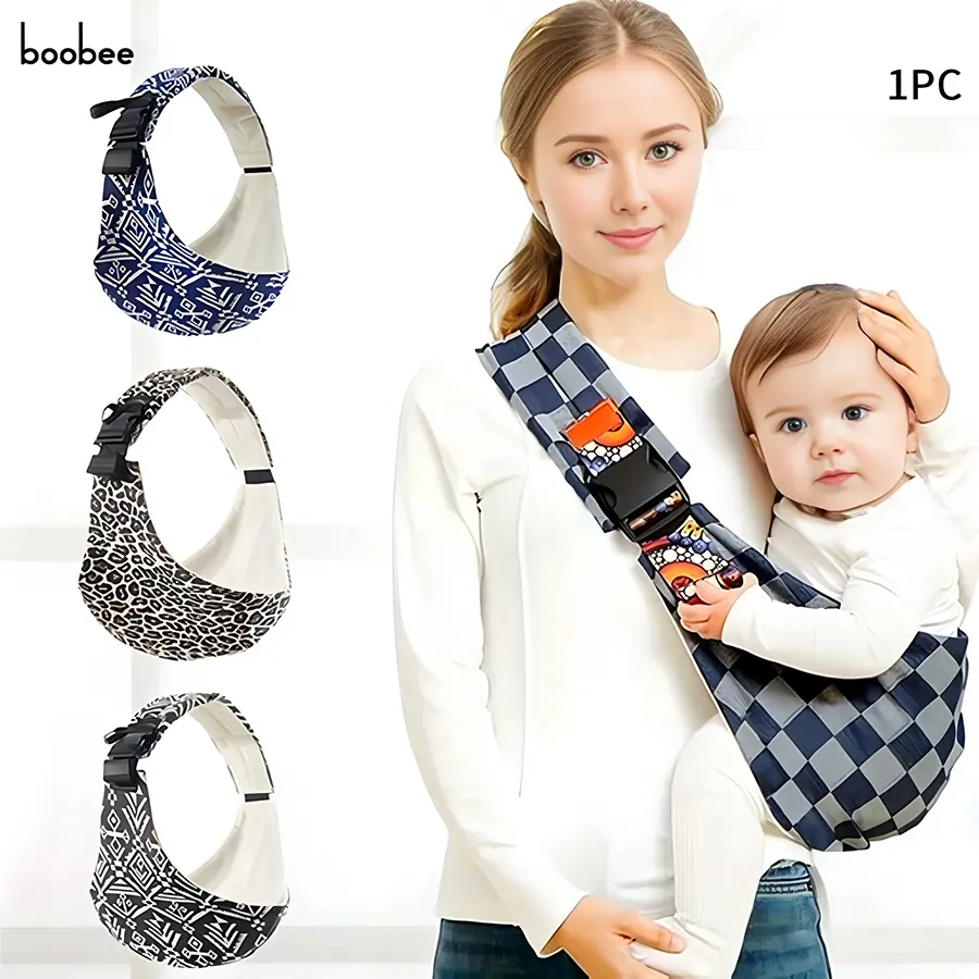 Portable Baby Carrier Backpack, Newborn Sling Carriers, Infant Carrier, for Newborns and Toddlers, Max Load 20kg, Stylish Dad Mom Design, Adjustable Multi-Functional