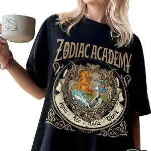 Zod.iac Academy T-Shirt, Cele.stial He.irs Band Shirt, Terra, Aer, Ignis and Aqua,Professor Lance Or.ion,Almighty Sovereign Society
