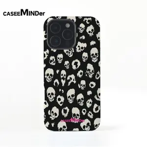 CASEEMINDer Cases - PINK SKULL & LEOPARD Series| Phone Cases for iPhone 16 15 14 13 12 11| Accessories Durable Protection  (TPU+PC)| Smartphone Camo Design