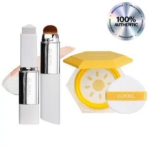 ELROEL BLANC Cover Cream Stick V (200 Fair) and ELROEL Pang Pang Big Sun Cushion (0.88 oz)