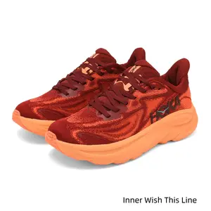 Rust & Orange Pop! Max-Cushion Runners with Chunky Sole & Clean Lines