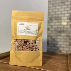 Knockout- Ramone Aroma Bath Salts| Peppermint Essential Oils | Epsom Salt | Pink Himalayan Salt