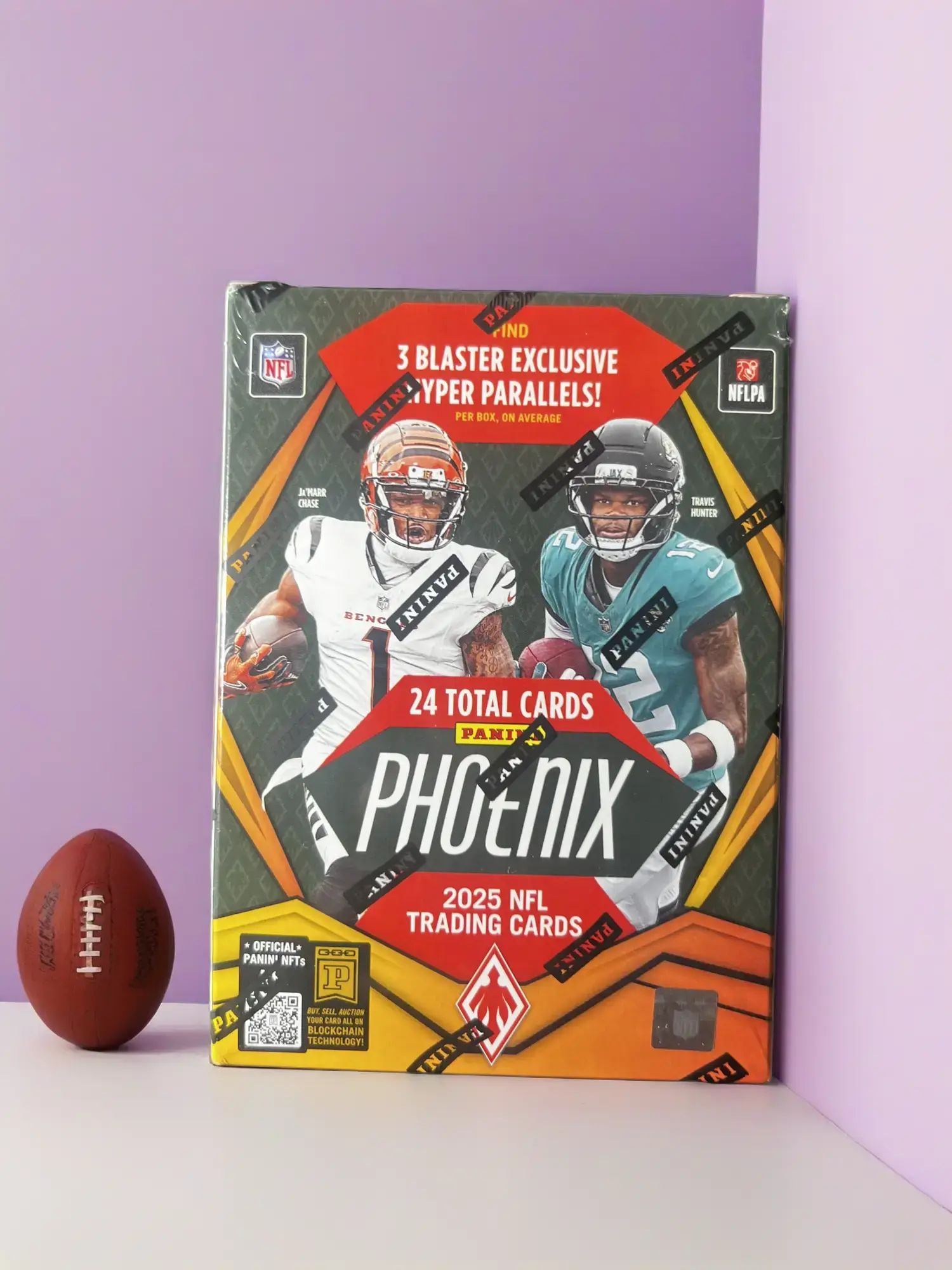 Panini 2025 Phoenix Blaster Box - 24 Total Cards for Collectors & Enthusiasts - NFL Trading Cards - Perfect for Trading & Display