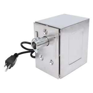 45W Heavy Duty Electric Rotisserie Motor, Stainless Steel Replacement Grill Motor for Pig, Goat Rotisserie Roasters