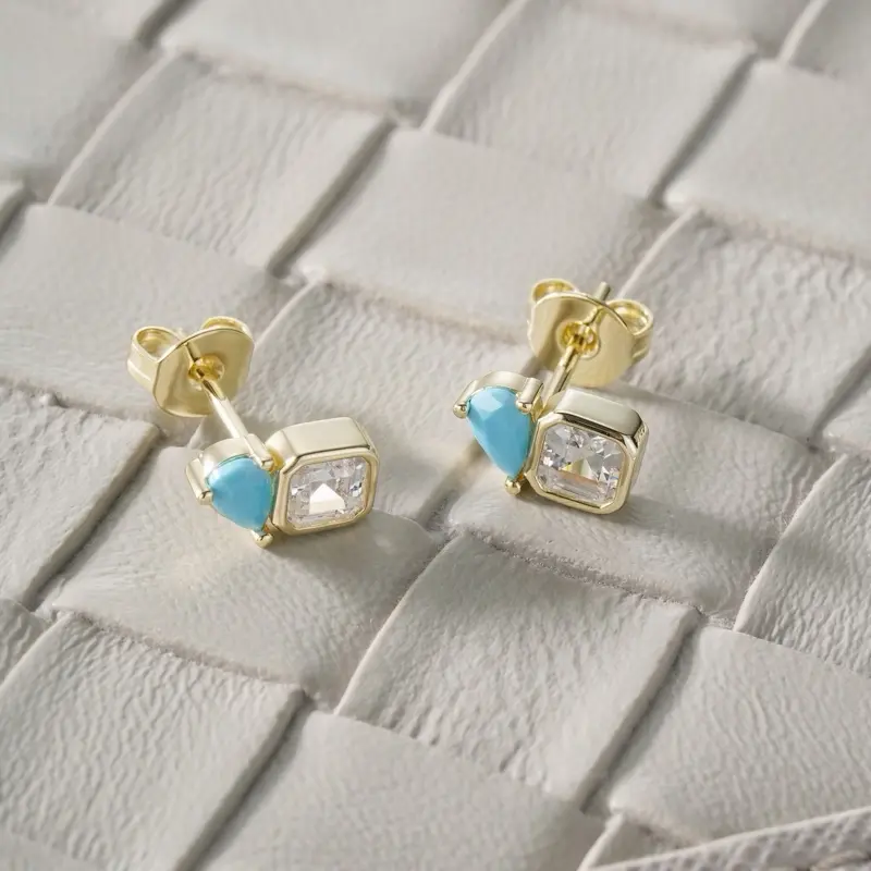 Turquoise Cala Studs Turquoise Cala Studs