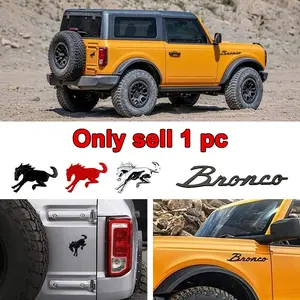 3D Emblem Decals Stickers Vinyl Rear Emblem Abs Tailgate, Compatible with Ford Bronco Sport 2020-2022, Auto Accessories