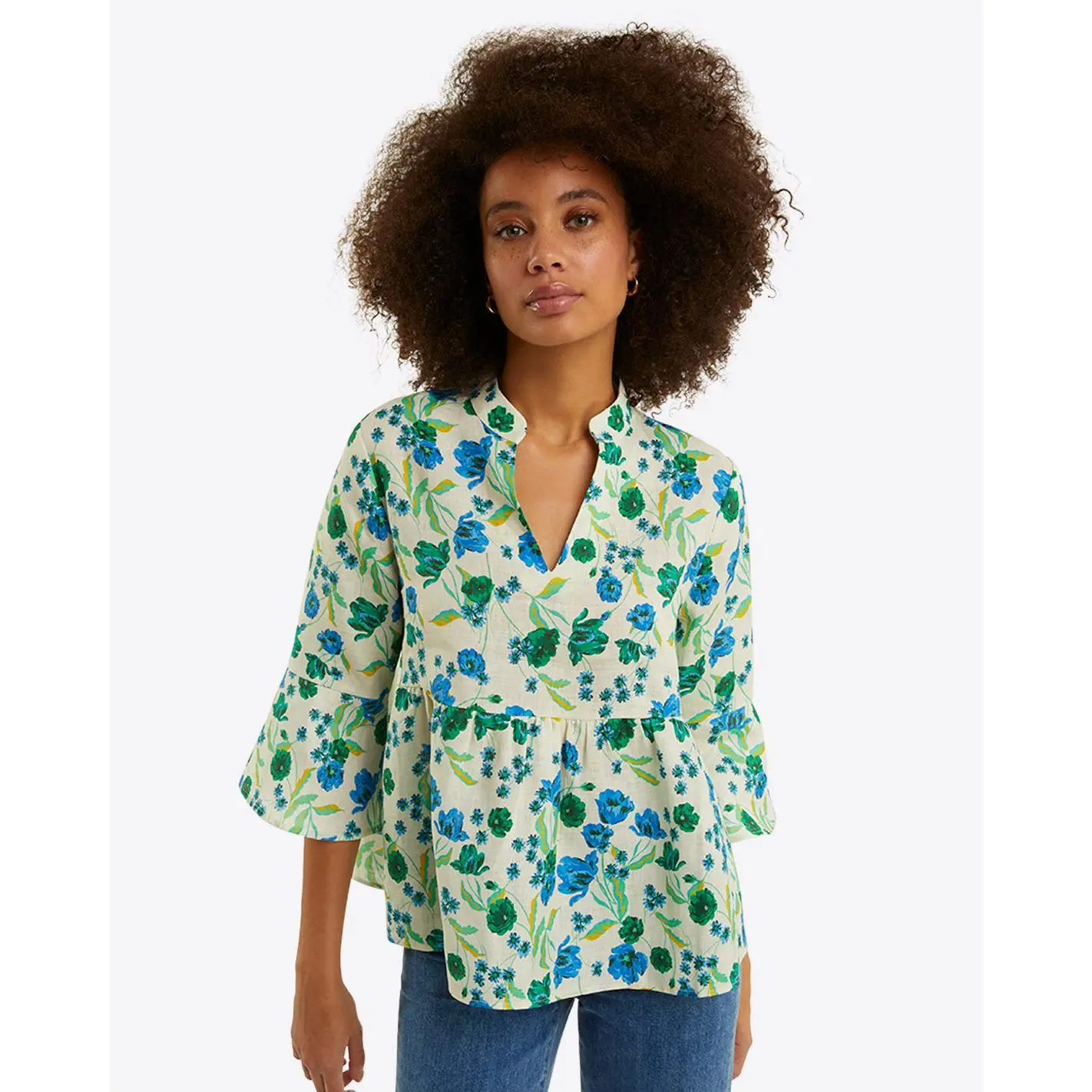 Maya Top in Linen