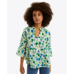 Maya Top in Linen