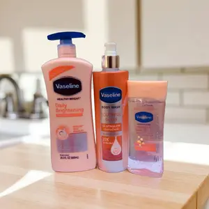 Vaseline Daily Brightening Body Lotion & Body Wash Set with Vitamin B3, 500g