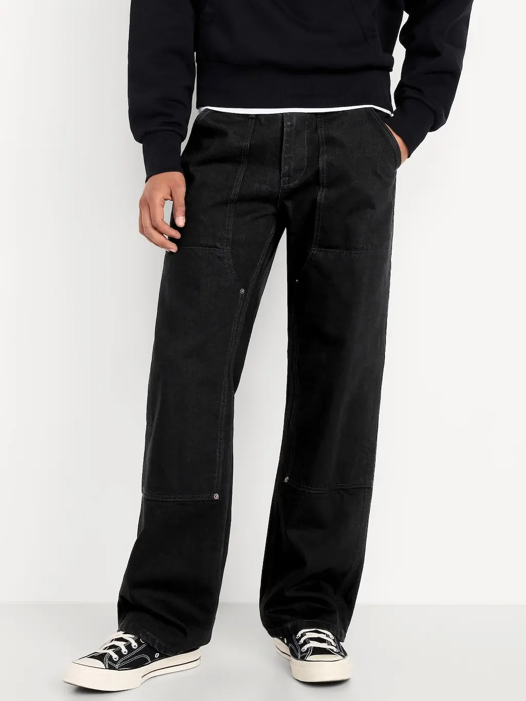 Old Navy Men's 90s Baggy Double-Knee Carpenter Jeans
