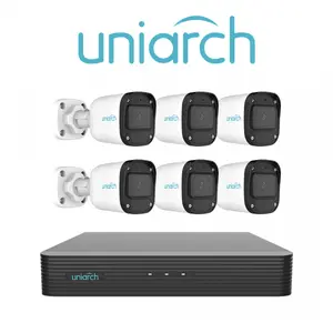 Complete 4MP 8 Channel IP Bullet Camera System