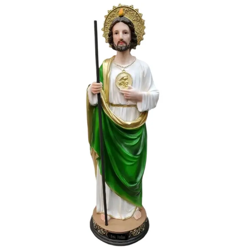San Judas 24" Inches Tall 20057-24 Classic Statue Saint Jude Standing Figure in Box New and Unopened Religious decor Patron Saint Ornaments Tadeo