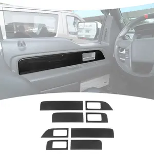 Carbon Fiber Inner Door Armrest Handle Cover Trim Panel For Ford F150 (2009-2014) Interior Vehicle Truck Accessories