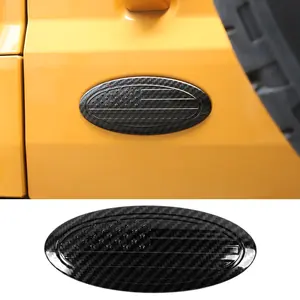 For Ford F150 2021+ Tailgate Badge Front Grille Emblem Oval Cover Trim