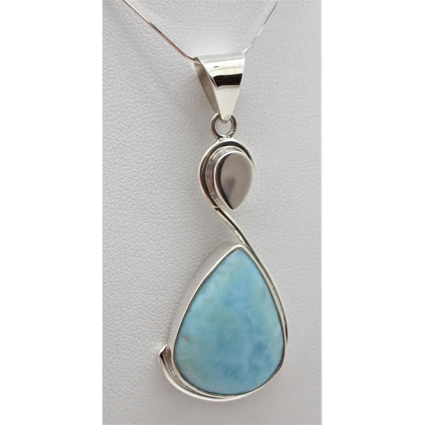 Larimar Pendant, 925 Sterling Silver Necklace Pendant, Jewelry Accessory - I1127