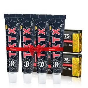 4 Pcs TKTX Tattoo Numbing Cream – Maximum Strength Topical Anesthetic Cream for Pain Relief During Tattoos, Piercings & Microblading