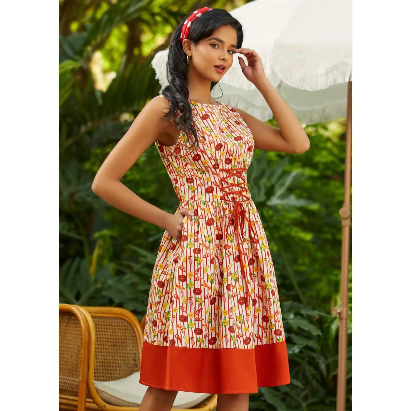 ModCloth Boardwalk Corset Dress