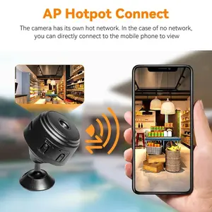 High-Definition Surveillance Camera with AP Hotpot Connect Remote Mobile Viewing Easy Installation Suitable for Home Security