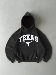 [Freeship] Vintage Texas Longhorn Hoodie,sweatshirt, Western Cowboy Graphic Sweatshirt, Retro College Pullover, Unisex Streetwear, Classic Gift for Men, Women