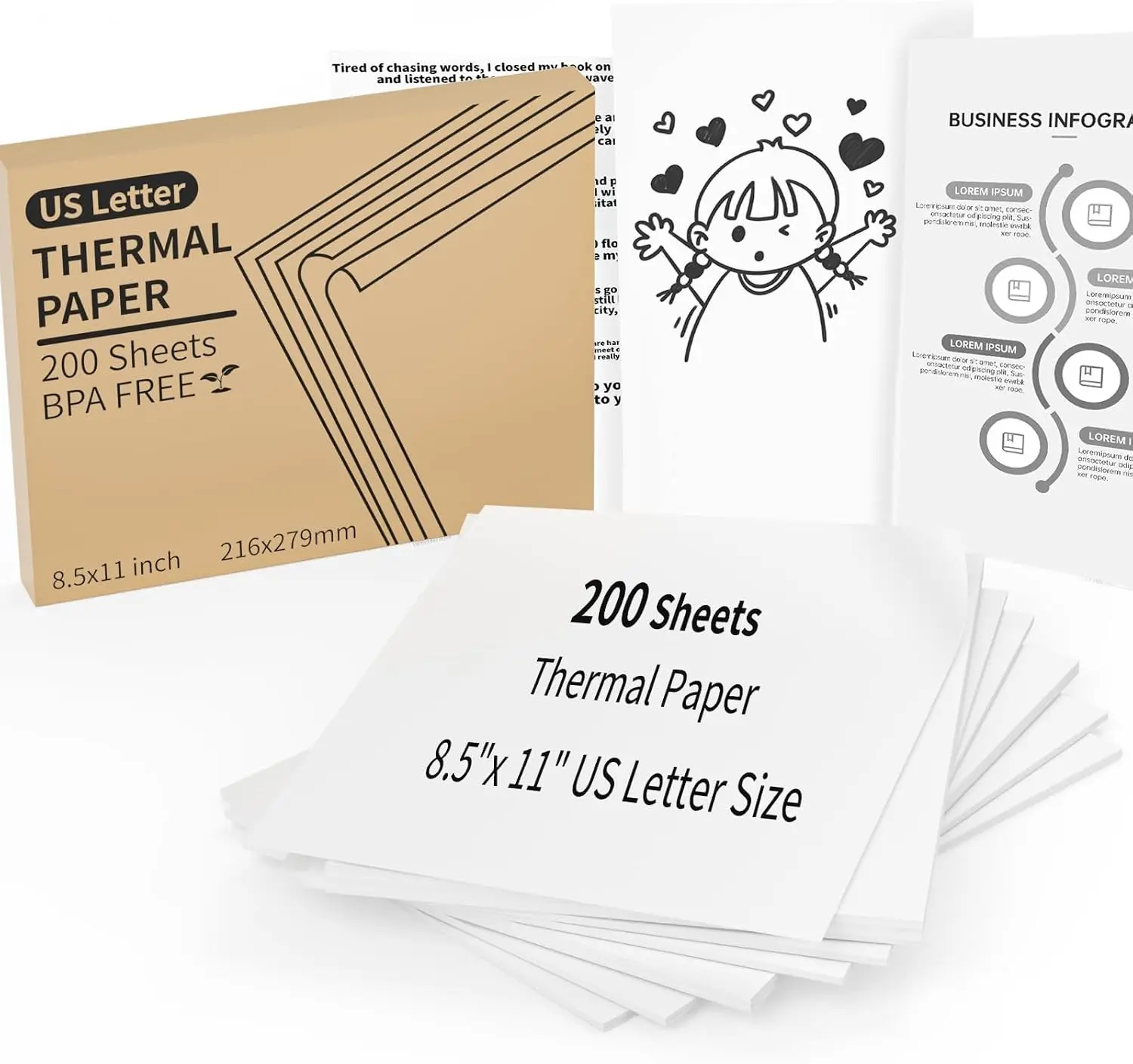 200 Sheets/Single