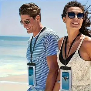 Waterproof Phone Case, Luminous Phone Protective Bag, Outdoor Swimming Phone Case, Phone Accessories for Beach Sports