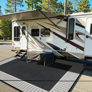 Outdoor Picnic Mat, Retro Print Style Outdoor Carpet, Comfortable & Convenient Foldable & Portable Carpet for Outdoor Picnic, Camping & Family Gathering, Patio Rug