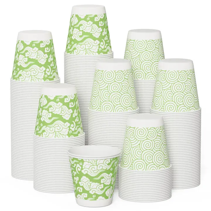 3oz Bulk Small Paper Cups | Disposable Cups for Mouthwash, Condiments | BPA Free | Restaurant Supply