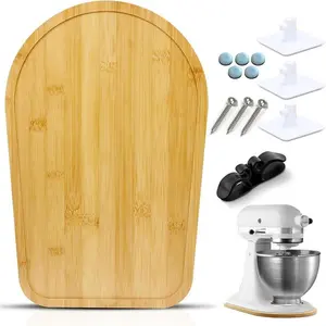 5 count  Mixer Slider Mat Set for Kitchen Aid Stand Mixer  Appliance Slider Tray for Countertop   Mixer Accessories (4.5-5 Qt, including Accessories)