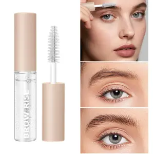2-in-1 eyebrow styling gel is not sticky, easy to apply waterproof and sweat resistant durable eyebrow gel